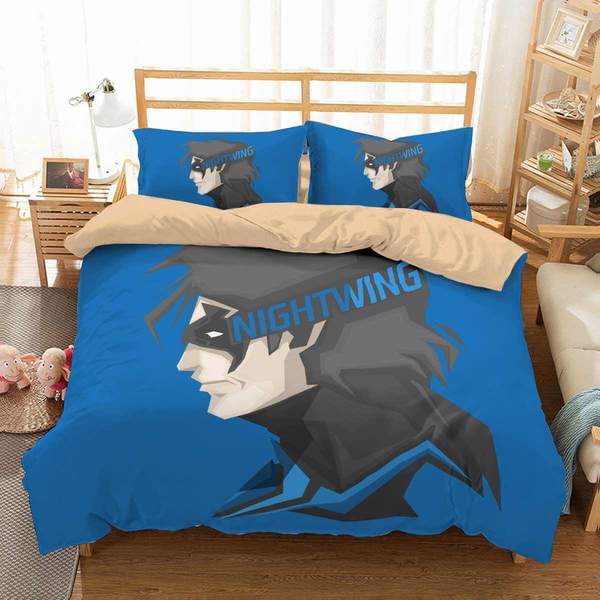 Nightwing Duvet Cover and Pillowcase Set Bedding Set Nightwing Duvet Cover and Pillowcase Set Bedding Set