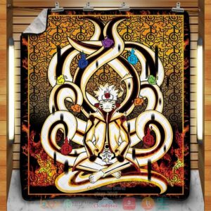 Nine Tails Chakra Mode Quilt Blanket