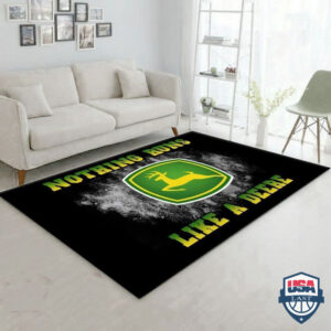 Nothing Run Like A Deere Area Rug
