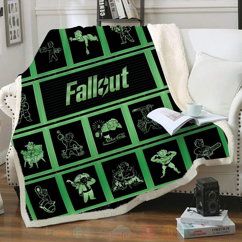 Nuclear Fallout Custom Throw Blanket Nuclear Fallout Custom Throw Blanket