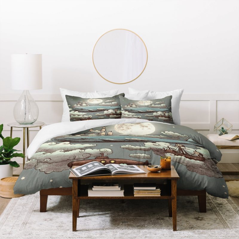 Ocean Meets Sky Duvet Cover and Pillowcase Set Bedding Set Ocean Meets Sky Duvet Cover and Pillowcase Set Bedding Set