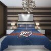 Oklahoma City Thunder NBA Basketball ize Duvet Cover and Pillowcase Set Bedding Set scaled 1