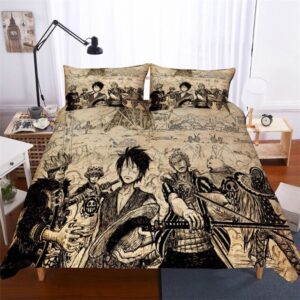 One Piece 221 Duvet Cover and Pillowcase Set Bedding Set