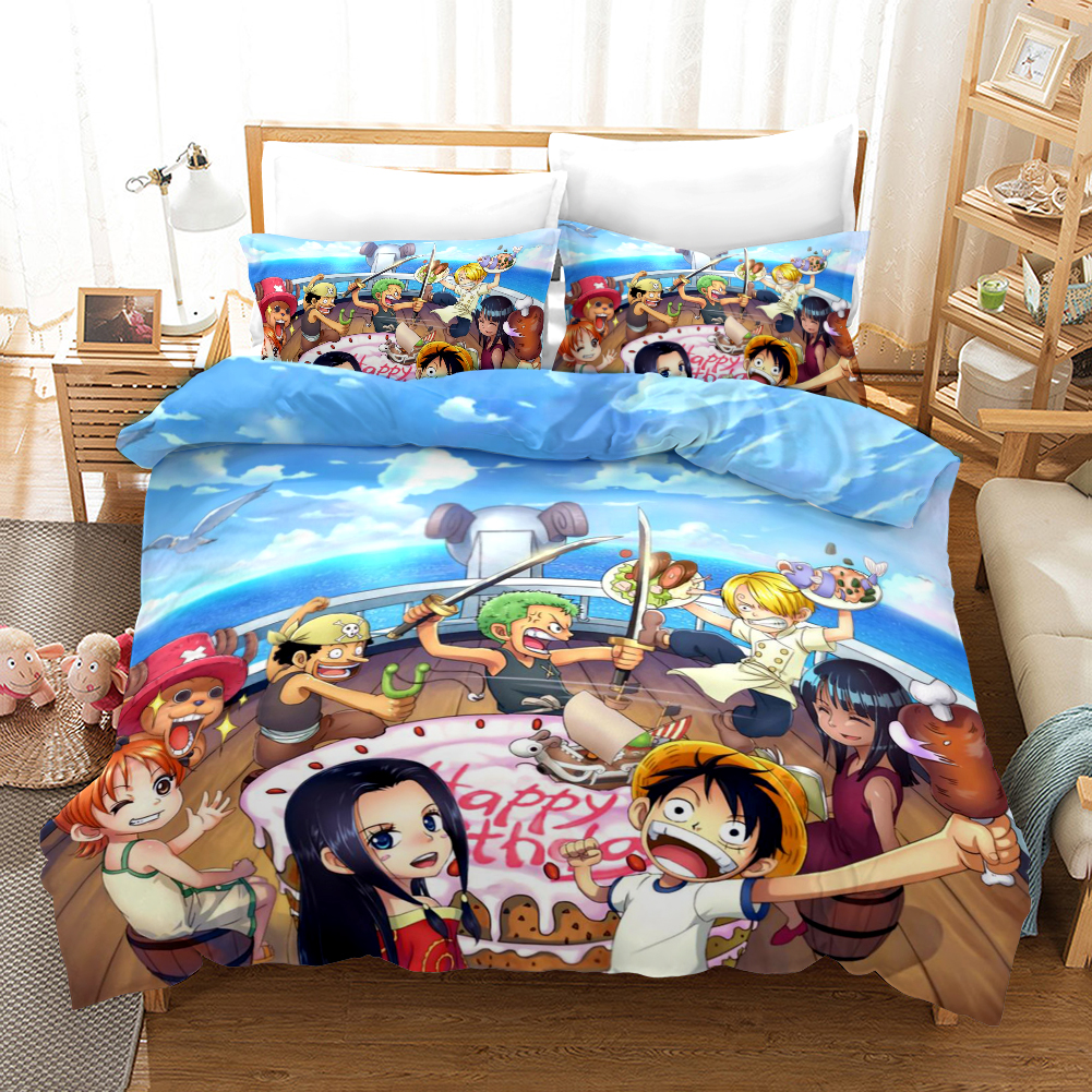 One Piece 6 Duvet Cover and Pillowcase Set Bedding Set One Piece 6 Duvet Cover and Pillowcase Set Bedding Set