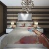 One Piece Minimal Franky Duvet Cover and Pillowcase Set Bedding Set scaled 1