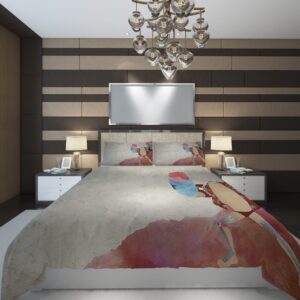 One Piece Minimal Franky Duvet Cover and Pillowcase Set Bedding Set scaled 1