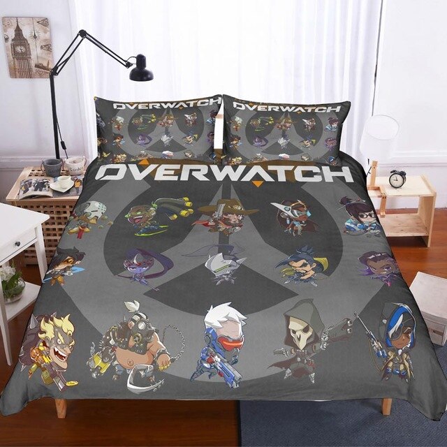 Overwatch 2214 Duvet Cover and Pillowcase Set Bedding Set Overwatch 2214 Duvet Cover and Pillowcase Set Bedding Set