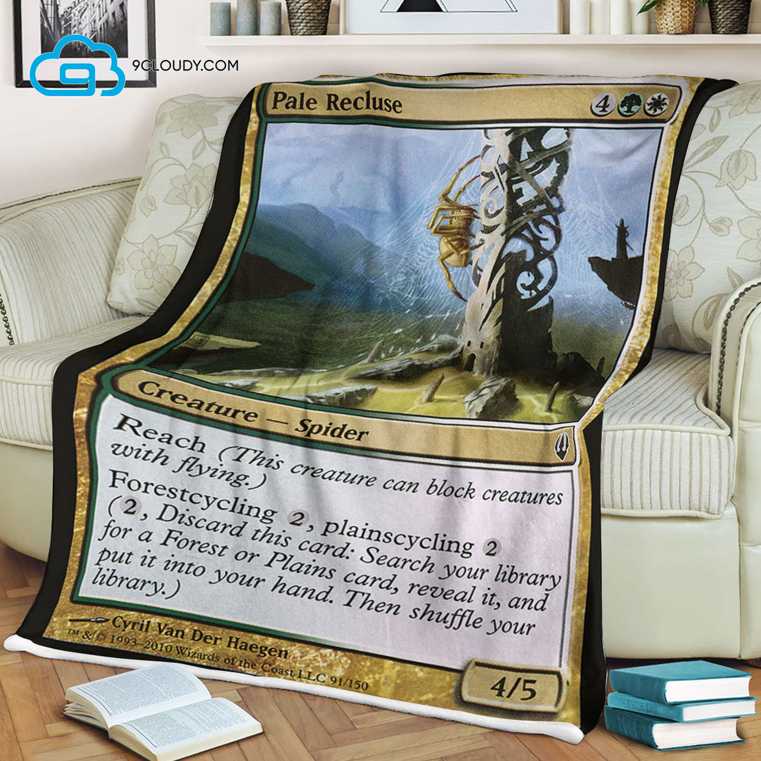 Pale Recluse Game Magic The Gathering Blanket Pale Recluse Game Magic The Gathering Blanket