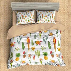 Parrot Duvet Cover and Pillowcase Set Bedding Set 657