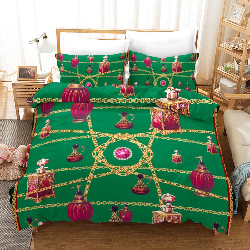 Perfume Bottle Duvet Cover and Pillowcase Set Bedding Set Perfume Bottle Duvet Cover and Pillowcase Set Bedding Set