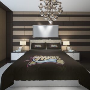 Philadelphia 76ers 1 NBA Basketball ize Duvet Cover and Pillowcase Set Bedding Set scaled 1