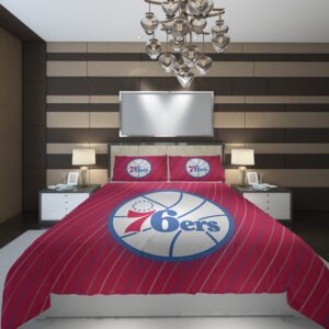 Philadelphia 76ers 2 NBA Basketball ize Duvet Cover and Pillowcase Set Bedding Set 1092 scaled 1