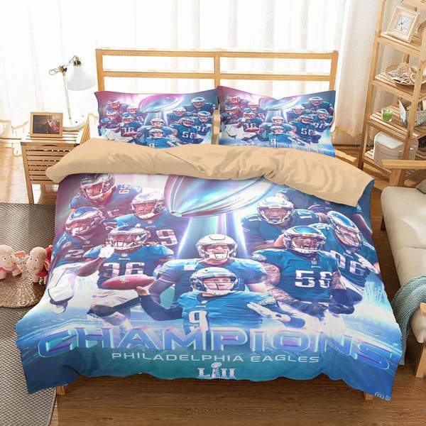 Philadelphia Eagles 2 Duvet Cover and Pillowcase Set Bedding Set Philadelphia Eagles 2 Duvet Cover and Pillowcase Set Bedding Set