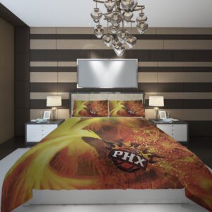 Phoenix Suns 10 NBA Basketball ize Duvet Cover and Pillowcase Set Bedding Set scaled 1