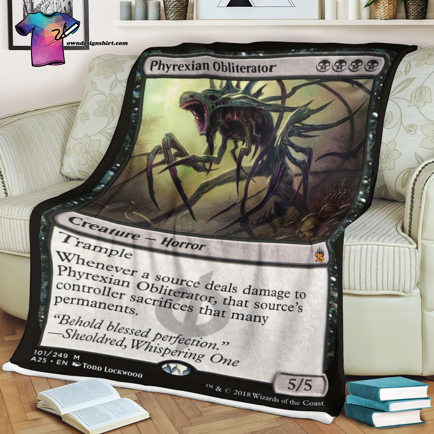 Phyrexian Obliterator Game Magic The Gathering Blanket Phyrexian Obliterator Game Magic The Gathering Blanket