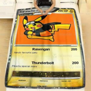 Pikachu Narutachu Pokemon Blanket