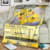 Pikachu Need Soda Pokemon Blanket