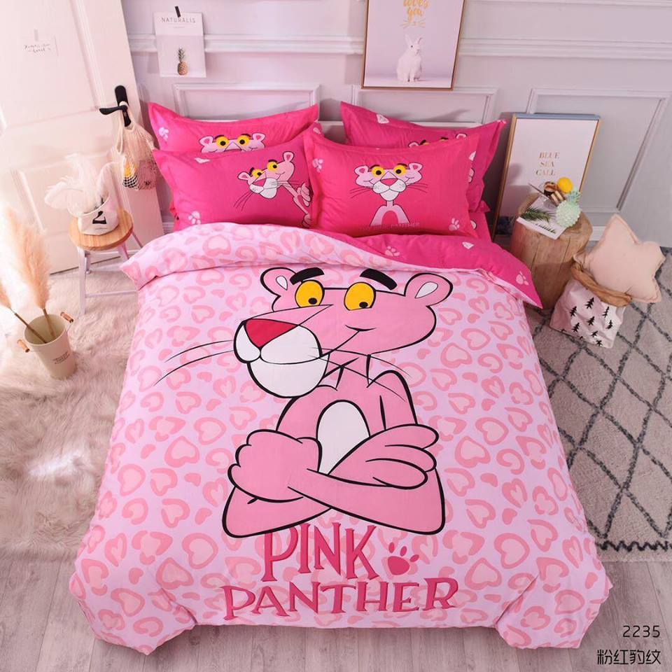 Pink Panther 2 Duvet Cover and Pillowcase Set Bedding Set Pink Panther 2 Duvet Cover and Pillowcase Set Bedding Set