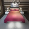 Pink Peach Gradient 48 Duvet Cover and Pillowcase Set Bedding Set scaled 1