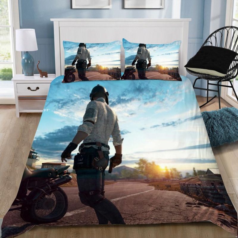 PlayerunknownS Pubg Gamer 1 Duvet Cover and Pillowcase Set Bedding Set 165 PlayerunknownS Pubg Gamer 1 Duvet Cover and Pillowcase Set Bedding Set 165