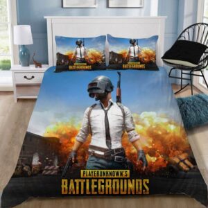 PlayerunknownS Pubg Gamer Duvet Cover and Pillowcase Set Bedding Set 185