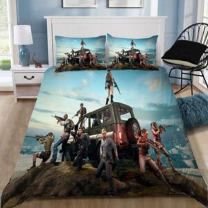 PlayerunknownS Pubg Gamer Duvet Cover and Pillowcase Set Bedding Set 66