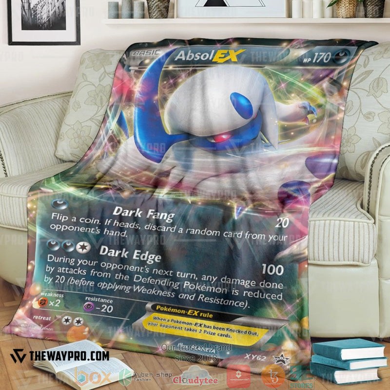Pokemon Absol Ex Xy Promos Soft Blanket Pokemon Absol Ex Xy Promos Soft Blanket