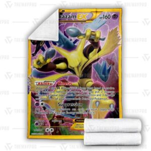 Pokemon Alakazam Ex Soft Blanket