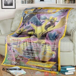 Pokemon Alakazam Ex Soft Blanket 4