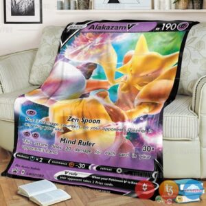 Pokemon Alakazam V Blanket