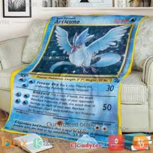 Pokemon Articuno Blanket 3
