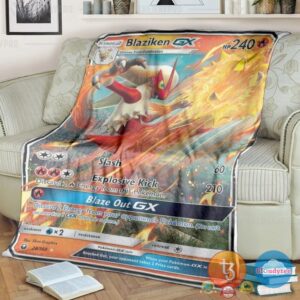 Pokemon Blaziken Gx Blanket 4