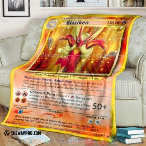 Pokemon Blaziken Soft Blanket