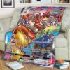 Pokemon Blaziken Vmax Chilling Reign Blanket 5