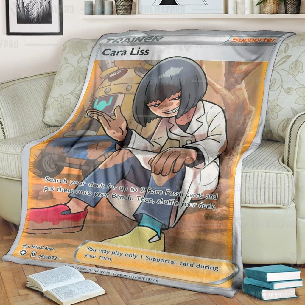 Pokemon Cara Liss Shining Fates Trainer Blanket Pokemon Cara Liss Shining Fates Trainer Blanket