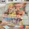 Pokemon Charizard Braixen Gx Cosmic Eclipse Blanket 3