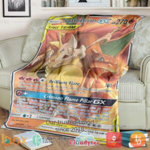 Pokemon Charizard Braixen Gx Cosmic Eclipse Blanket 3