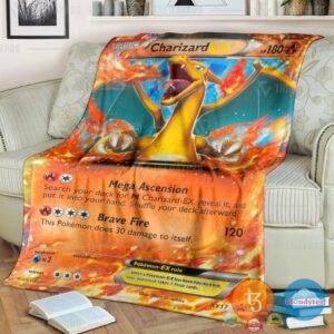 Pokemon Charizard Ex Xy Promos 2 Blanket