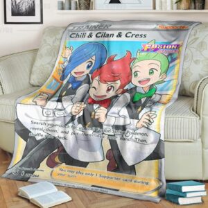 Pokemon Chili And Cilan And Cress Trainer Blanket