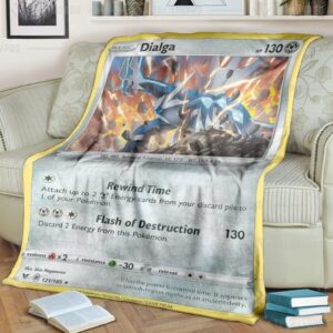 Pokemon Dialga Vivid Voltage Blanket