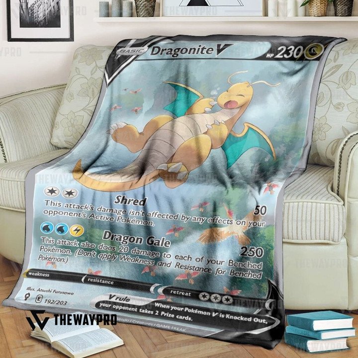 Pokemon Dragonite V Bedding Set And Quilt Blanket Pokemon Dragonite V Bedding Set And Quilt Blanket