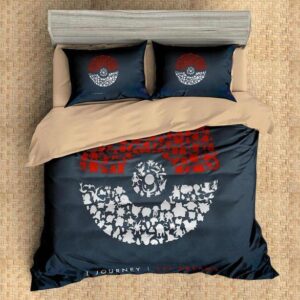 Pokemon Duvet Cover and Pillowcase Set Bedding Set 619