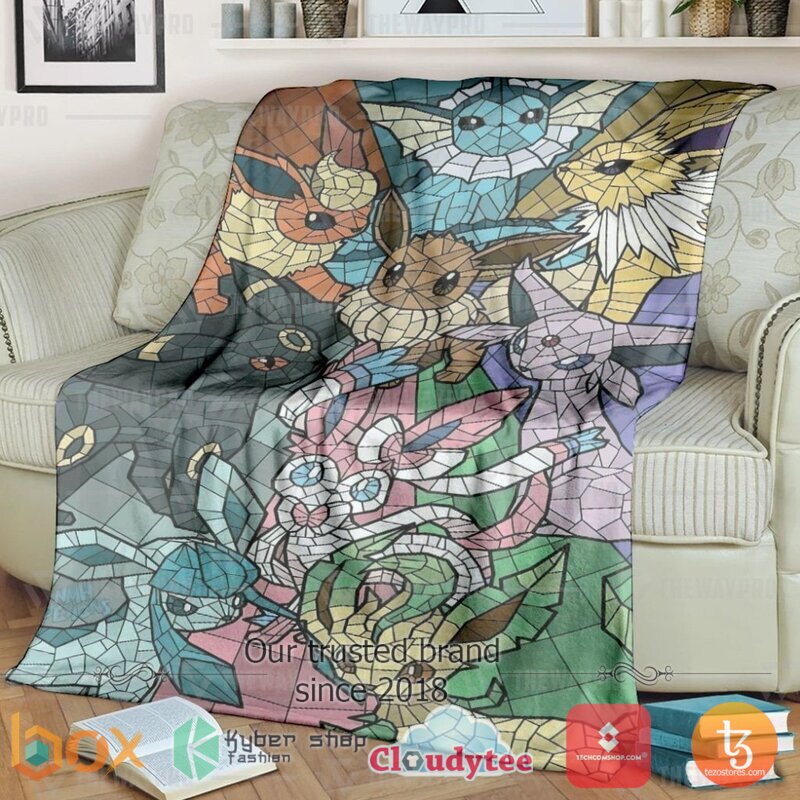 Pokemon Eevee And Eeveelutions Blanket 3 Pokemon Eevee And Eeveelutions Blanket 3