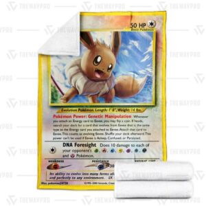 Pokemon Eevee Soft Blanket