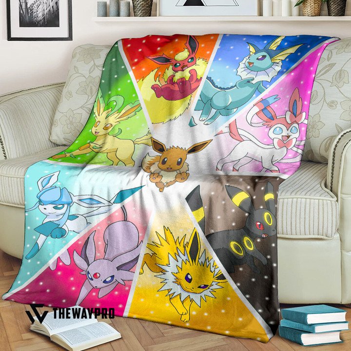Pokemon Eeveelutions Bedding Set And Quilt Blanket Pokemon Eeveelutions Bedding Set And Quilt Blanket