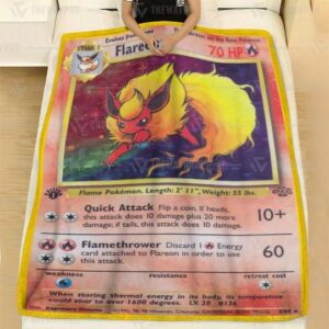 Pokemon Flareon Blanket