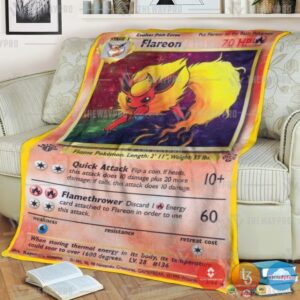 Pokemon Flareon Blanket 4