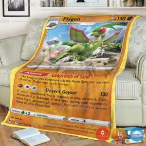 Pokemon Flygon Darkness Ablaze Blanket