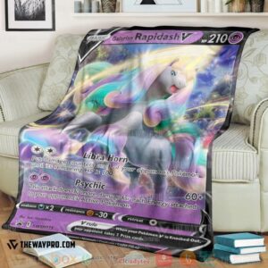 Pokemon Galarian Rapidash Soft Blanket
