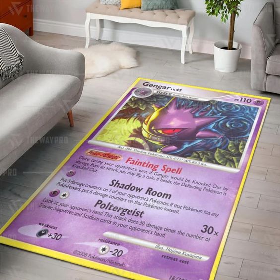 Pokemon Gengar Blanket Quilt Tumbler Rug 6 Pokemon Gengar Blanket Quilt Tumbler Rug 6